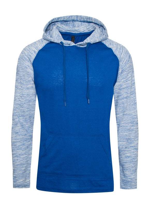 Vibrant Cotton Raglan Hoodie: Lightweight Comfort for Every Occasion