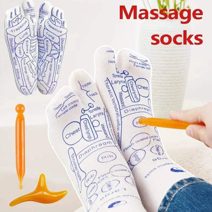 Therapeutic Comfort Acupressure Massage Socks for Ultimate Relaxation