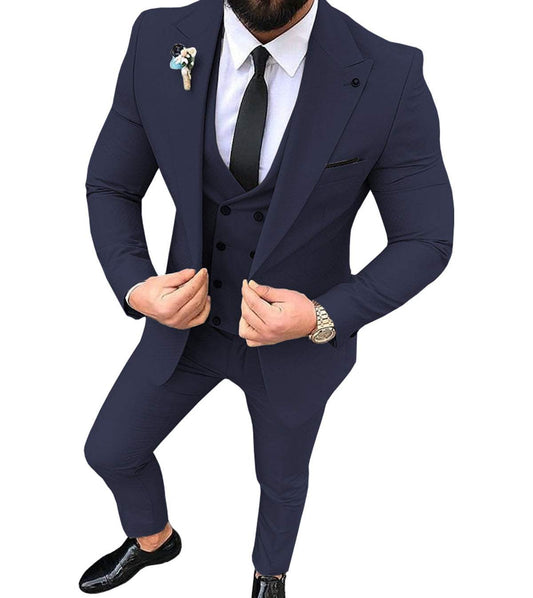 Men's Suit Collar Slim Fit Business SuitElevate Your Style with Our Men's Suit Collar Slim Fit Business Suit Step into any boardroom or formal occasion with confidence and sophistication in our Men's Suit Suit Collar Slim Fit Business SuitMENLL