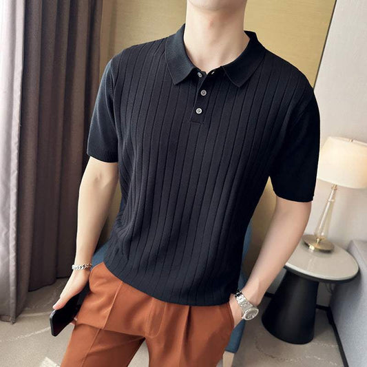 Casual Polo Shirt T-shirt Fit Lapel Half Sleeve TopDiscover the Perfect Blend of Comfort and Style
 Elevate your casual wardrobe with our Casual Polo Shirt T-shirt Fit Lapel Half Sleeve Top, designed for those who apMen Shirts-shirt Fit Lapel Half Sleeve TopMENLL