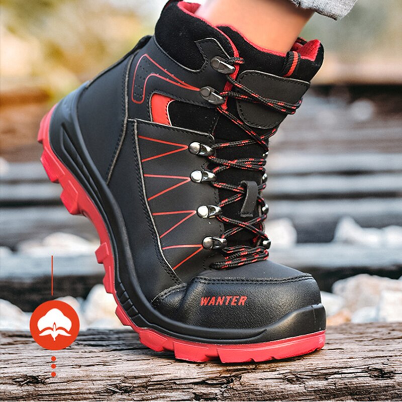 Winter Ready Steel Toe Safety Boots for Men - Stylish & Protective