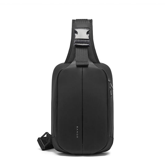 Men's Waterproof Business Travel Backpack with Large Capacity and Expandable Design