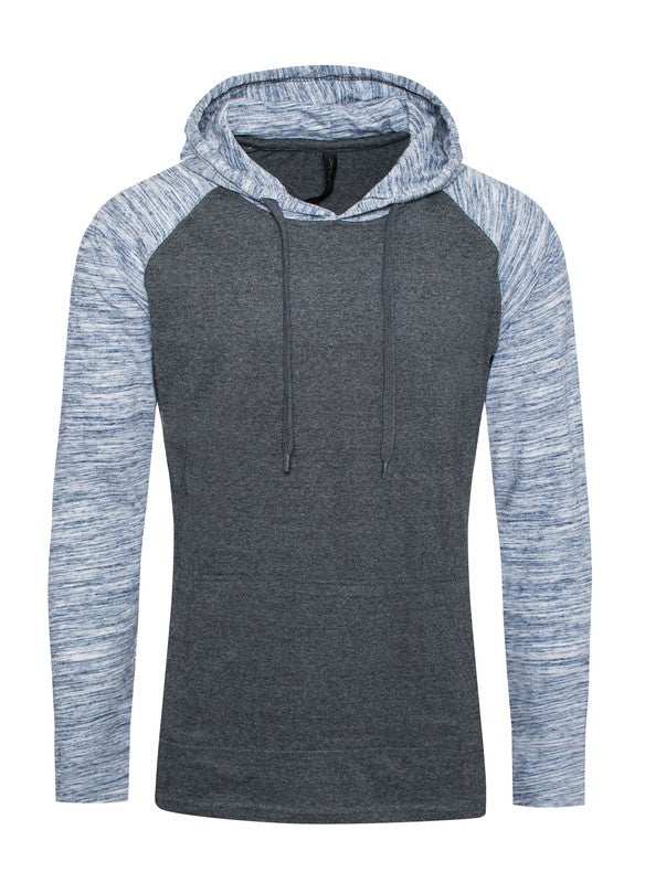 Vibrant Cotton Raglan Hoodie: Lightweight Comfort for Every Occasion