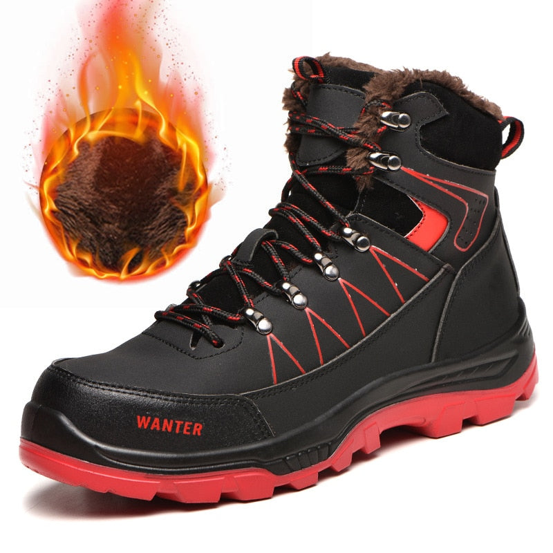 Winter Ready Steel Toe Safety Boots for Men - Stylish & Protective