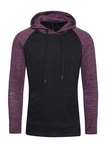 Vibrant Cotton Raglan Hoodie: Lightweight Comfort for Every Occasion