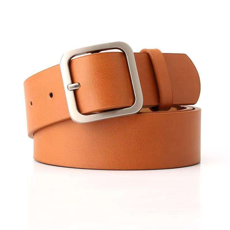 35cm Wide New Retro Alloy Square Buckle Belt35cm Wide New Retro Alloy Square Buckle Belt Elevate your style with the 35cm Wide New Retro Alloy Square Buckle Belt, an accessory that blends quality with modern dRetro Alloy Square Buckle BeltMENLL