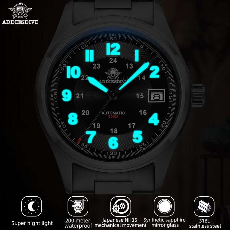 ADDIESDIVE Elite Automatic Diving Watch - Luxury Meets Adventure