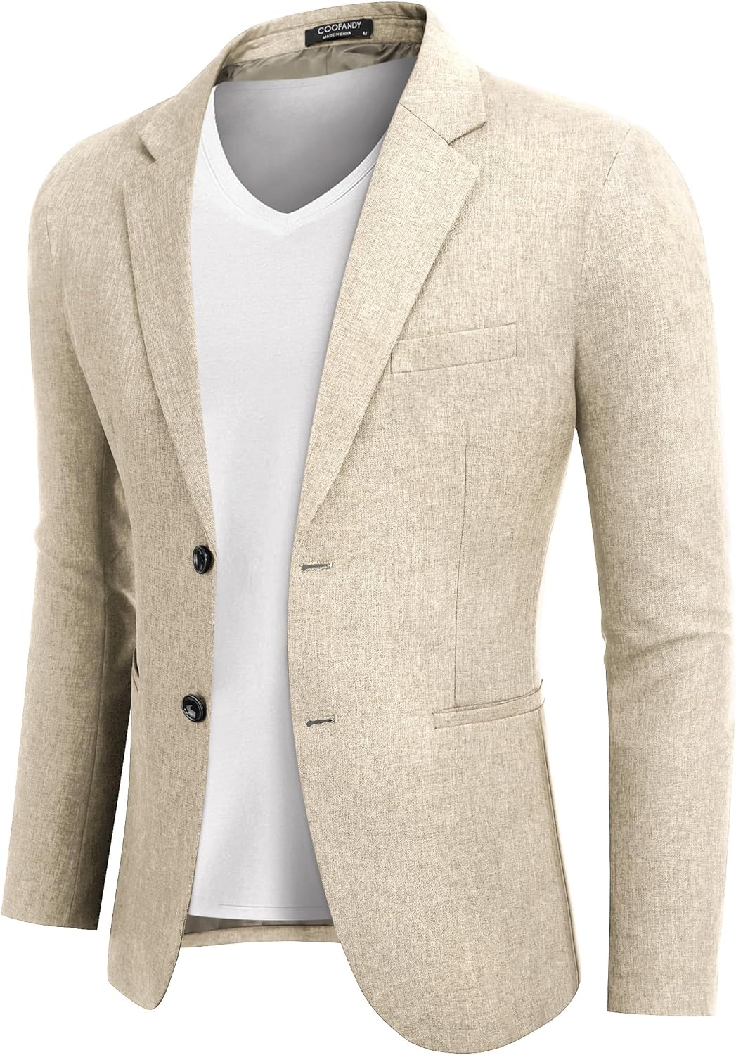 Modern Men's Casual Slim Fit Lightweight Blazer - Elegant Suit Jacket by COOFANDY