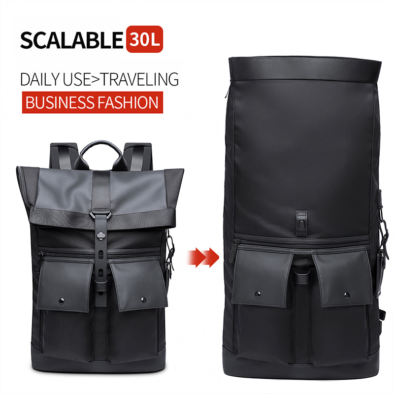 Modern BANGE Business Travel Backpack for Men - Stylish & Spacious Schoolbag