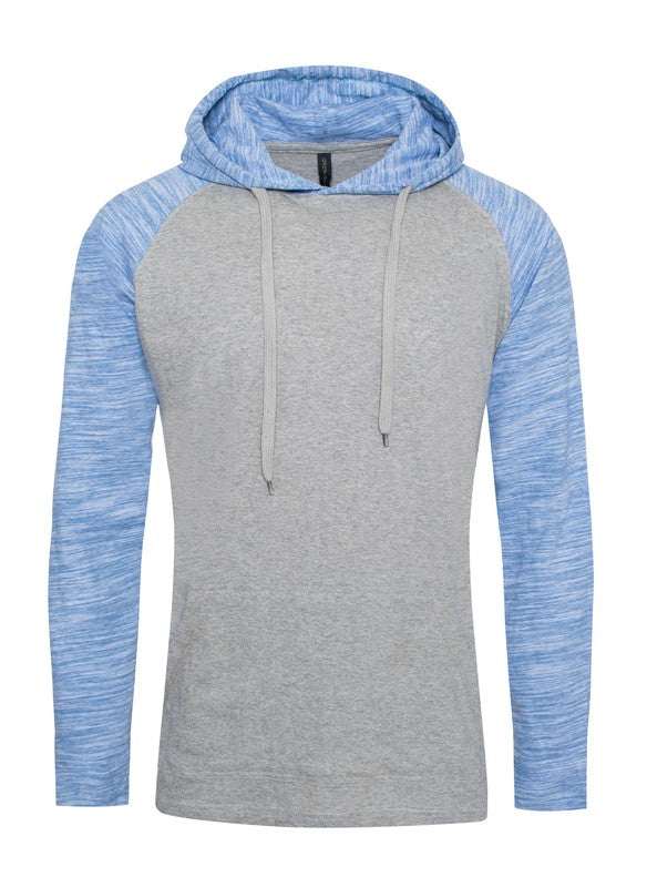 Vibrant Cotton Raglan Hoodie: Lightweight Comfort for Every Occasion