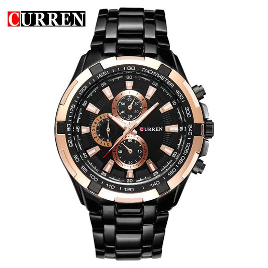 Stylish CURREN Men's Quartz Sports Waterproof Wristwatch - Elevate Your Timekeeping Experience