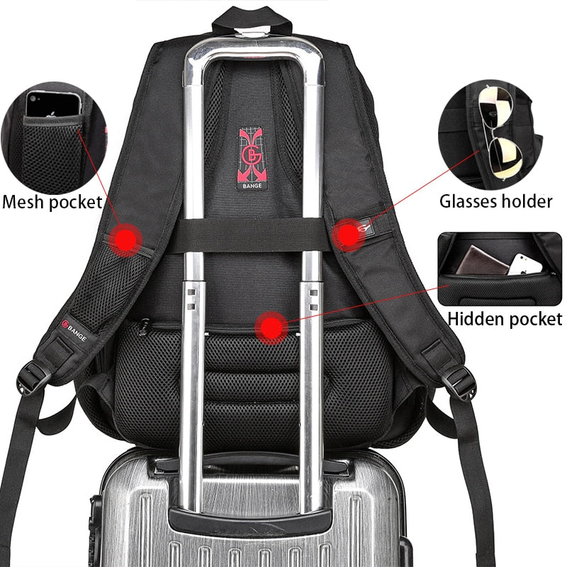 Ultimate 45L Laptop Backpack with USB Port for Men and Women - Ideal for Travel, School, and Daily Commutes