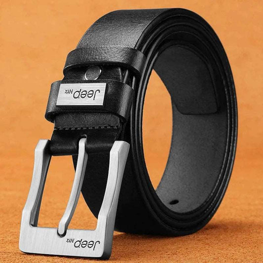 JIFANPA Cow Genuine Leather Luxury Strap Male Belts For New Fashion Classice Vintage Pin Buckle Men Belt High Quality Large size