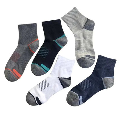 5 Pack New Men's Sport Ankle Socks Cotton Cushioned Quarter Sock AthleElevate Your Game with Our Men's Sport Ankle Socks
 Step up your athletic performance with our 5 Pack Men's Sport Ankle Socks. Designed for the modern athlete, theseSport Ankle Socks Cotton Cushioned Quarter Sock Athletic Basketball Thick Compression Outdoor Running SocksMENLL