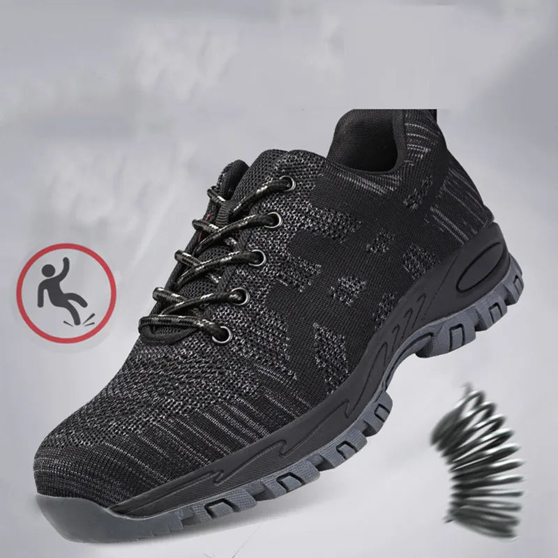 Indestructible Steel Toe Work Sneakers for Men - Ultimate Protection and Style