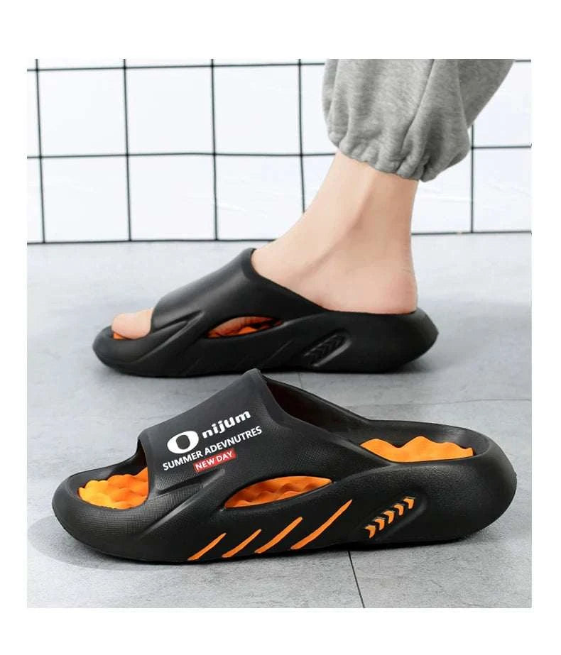 2024 New Men Massage Slippers Slides Indoor Outdoor Sandals Beach CasuSPECIFICATIONSBrand Name: RUI&amp;XINGHUIShoes Type: SlidesApplicable Place: OutsideOrigin: Mainland ChinaCN: FujianSeason: SummerUpper Material: EVAFit: Fits true tMen Massage Slippers Slides Indoor Outdoor Sandals Beach Casual Shoes Comfortable Sole Men'MENLL