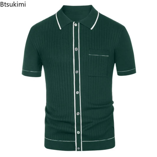 Elegant Men's Short Sleeve Polo Shirts: A Timeless Style Upgrade