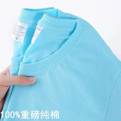 100% Cotton T-shirt Men Women Solid Color O Neck Short-sleeved Tops SuElevate Your Wardrobe with Our 100% Cotton Solid Color T-shirt
 Introducing the ultimate summer essential for both men and women - our 100% Cotton O Neck Short-sleevMen Shirts-shirt Men Women Solid ColorMENLL