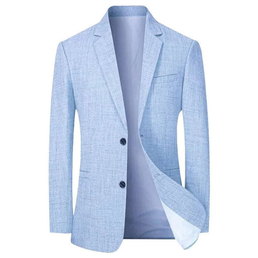 2024 New Men Suit Jacket Thin Blazers Spring Autumn Solid Business CasSPECIFICATIONSBrand Name: FAVOCENTClothing Length: regularApplicable Scene: CASUALHign-concerned Chemical: NoneMaterial: POLYESTERStyle: CasualApplicable Season: SprMen Suit Jacket Thin Blazers Spring Autumn Solid Business Casual Suit Jacket Men Clothing Blazer Hombre CoatsMENLL