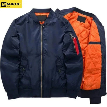 2023 New MA1 Pilot Bomb Jacket Men's Autumn and Winter Thickened BasebSPECIFICATIONSBrand Name: NoEnName_NullOrigin: Mainland ChinaCN: FujianApplicable Season: Spring and AutumnMaterial: COTTONMaterial: POLYESTERThickness: StandardLiniWinter Thickened Baseball Suit Casual Coat Men'MENLL