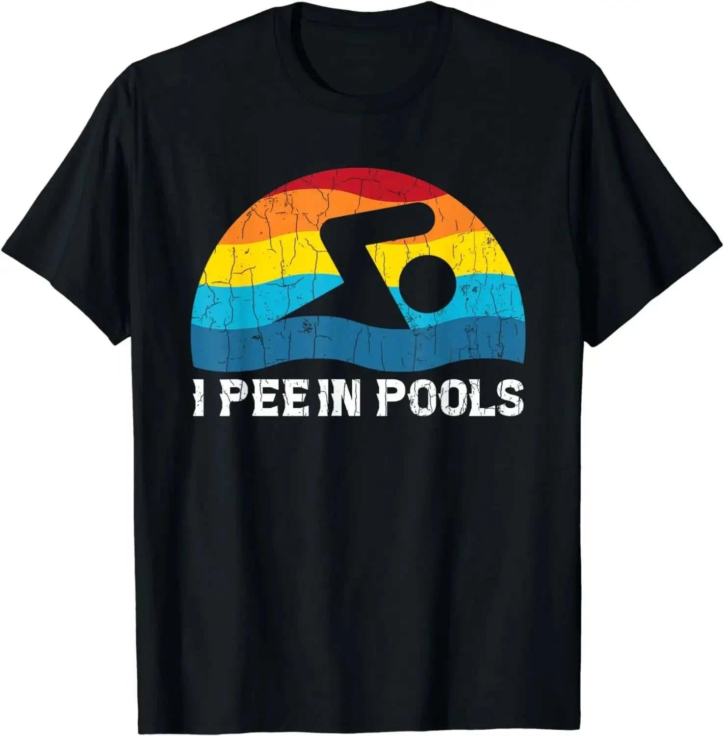 Arrival I Pee in Pools Funny Swimmer Swimming  Player Graphic T-Shirt Make a Splash with Humor
 Introducing the Arrival I Pee in Pools Funny Swimmer Graphic T-Shirt - the ultimate blend of humor and style for swimming enthusiasts! WhetPools Funny Swimmer Swimming Player GraphicMENLL