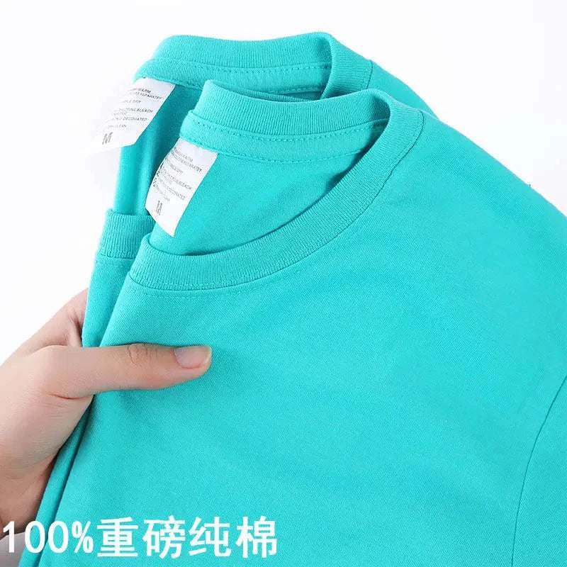 100% Cotton T-shirt Men Women Solid Color O Neck Short-sleeved Tops SuElevate Your Wardrobe with Our 100% Cotton Solid Color T-shirt
 Introducing the ultimate summer essential for both men and women - our 100% Cotton O Neck Short-sleevMen Shirts-shirt Men Women Solid ColorMENLL