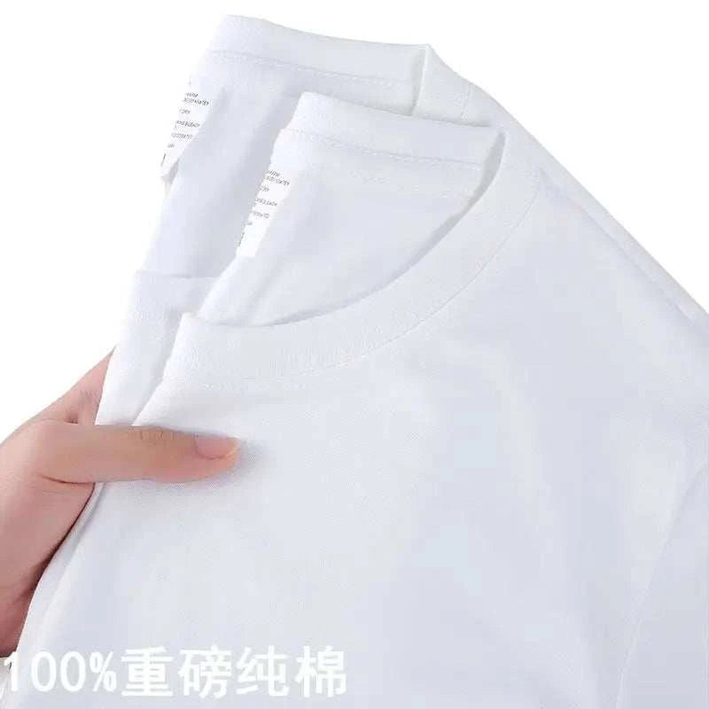 100% Cotton T-shirt Men Women Solid Color O Neck Short-sleeved Tops SuElevate Your Wardrobe with Our 100% Cotton Solid Color T-shirt
 Introducing the ultimate summer essential for both men and women - our 100% Cotton O Neck Short-sleevMen Shirts-shirt Men Women Solid ColorMENLL