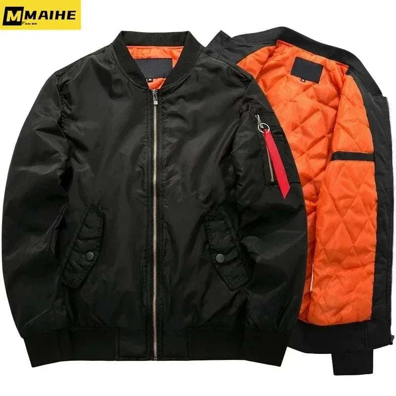 2023 New MA1 Pilot Bomb Jacket Men's Autumn and Winter Thickened BasebSPECIFICATIONSBrand Name: NoEnName_NullOrigin: Mainland ChinaCN: FujianApplicable Season: Spring and AutumnMaterial: COTTONMaterial: POLYESTERThickness: StandardLiniWinter Thickened Baseball Suit Casual Coat Men'MENLL