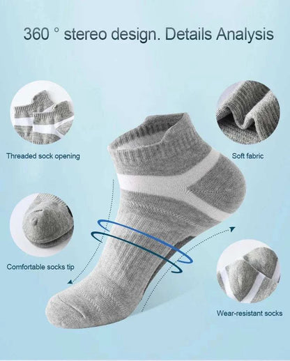 2023 New Men Socks Cotton Breathable and Sweat-Absorbing Men's QuarterElevate Your Comfort with Our 2023 New Men's Quarter Ankle Socks
 Experience the perfect blend of style, functionality, and comfort with our 2023 New Men Socks. CrafQuarter Ankle Socks IdealMENLL