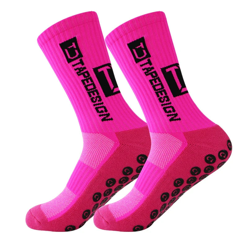 Anti-Slip Performance Sports Socks for Men and Women - Football, Basketball, Tennis, Cycling - Size 38-45