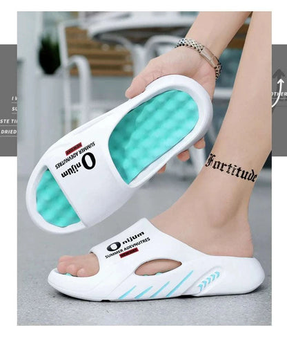 2024 New Men Massage Slippers Slides Indoor Outdoor Sandals Beach CasuSPECIFICATIONSBrand Name: RUI&amp;XINGHUIShoes Type: SlidesApplicable Place: OutsideOrigin: Mainland ChinaCN: FujianSeason: SummerUpper Material: EVAFit: Fits true tMen Massage Slippers Slides Indoor Outdoor Sandals Beach Casual Shoes Comfortable Sole Men'MENLL