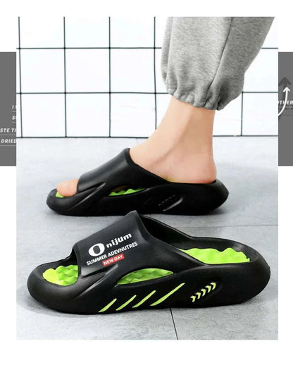 2024 New Men Massage Slippers Slides Indoor Outdoor Sandals Beach CasuSPECIFICATIONSBrand Name: RUI&amp;XINGHUIShoes Type: SlidesApplicable Place: OutsideOrigin: Mainland ChinaCN: FujianSeason: SummerUpper Material: EVAFit: Fits true tMen Massage Slippers Slides Indoor Outdoor Sandals Beach Casual Shoes Comfortable Sole Men'MENLL