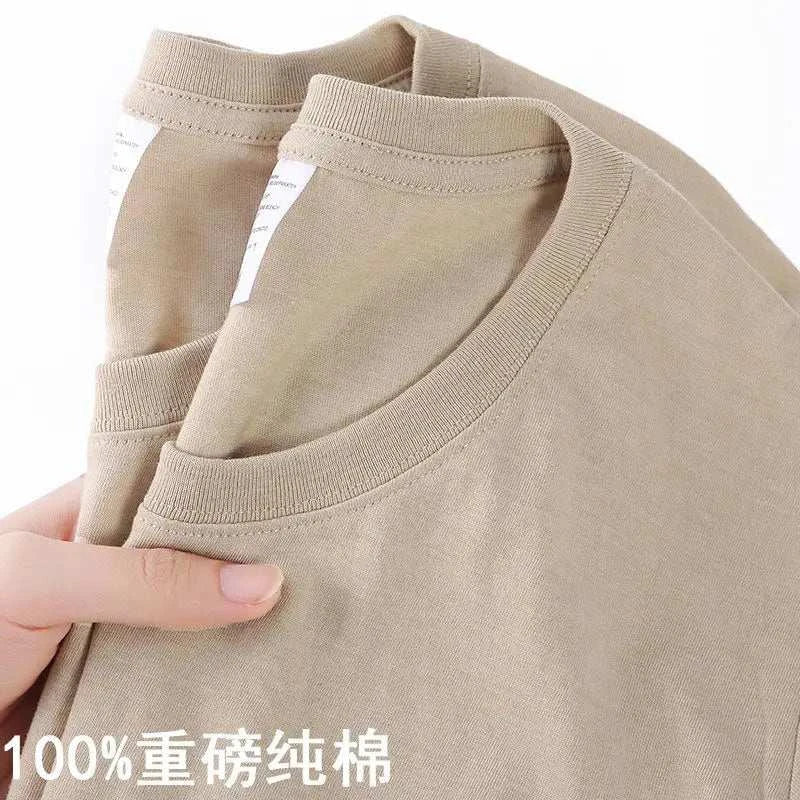 100% Cotton T-shirt Men Women Solid Color O Neck Short-sleeved Tops SuElevate Your Wardrobe with Our 100% Cotton Solid Color T-shirt
 Introducing the ultimate summer essential for both men and women - our 100% Cotton O Neck Short-sleevMen Shirts-shirt Men Women Solid ColorMENLL