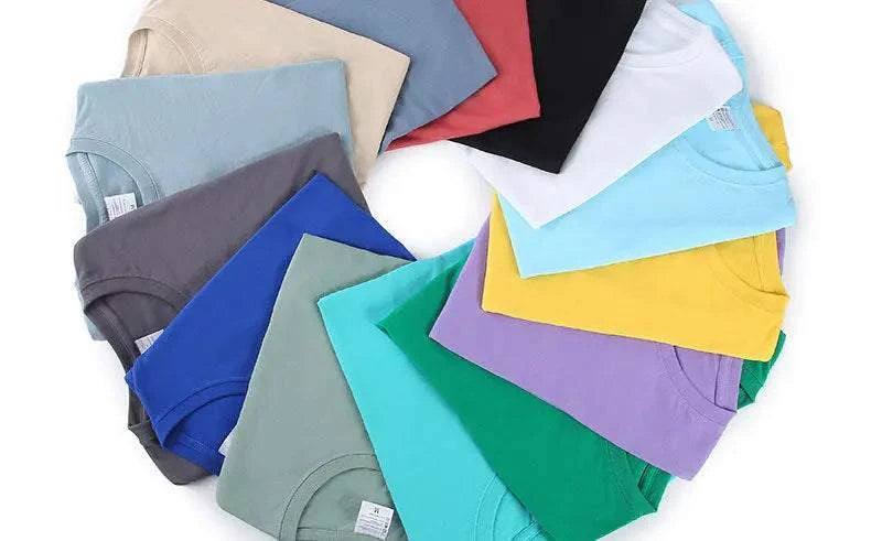 100% Cotton T-shirt Men Women Solid Color O Neck Short-sleeved Tops SuElevate Your Wardrobe with Our 100% Cotton Solid Color T-shirt
 Introducing the ultimate summer essential for both men and women - our 100% Cotton O Neck Short-sleevMen Shirts-shirt Men Women Solid ColorMENLL