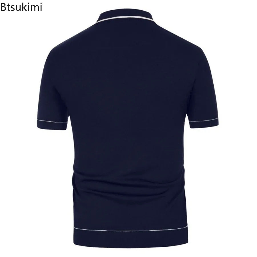 Elegant Men's Short Sleeve Polo Shirts: A Timeless Style Upgrade