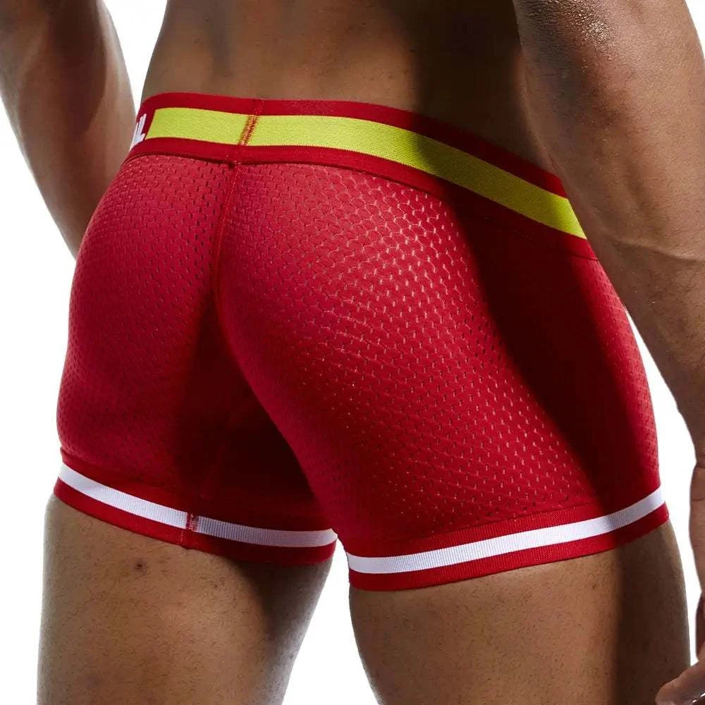 Ultimate Comfort Mesh Men's Boxer Briefs for All-Day Freshness