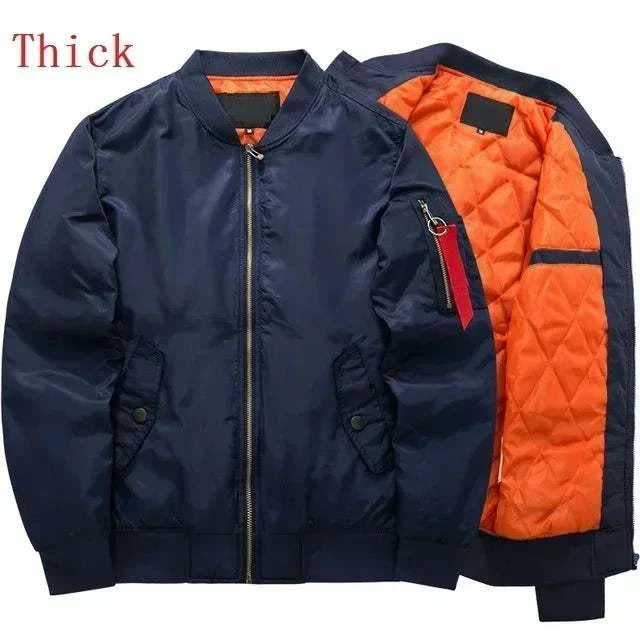 2023 New MA1 Pilot Bomb Jacket Men's Autumn and Winter Thickened BasebSPECIFICATIONSBrand Name: NoEnName_NullOrigin: Mainland ChinaCN: FujianApplicable Season: Spring and AutumnMaterial: COTTONMaterial: POLYESTERThickness: StandardLiniWinter Thickened Baseball Suit Casual Coat Men'MENLL