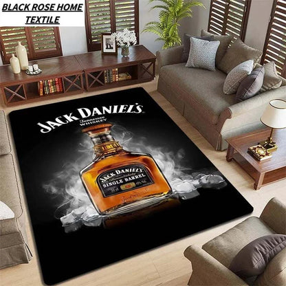 Fashion Art HD Print jack-D-daniels Carpet Home Living Room Sofa CorriTransform Your Space with the Fashion Art HD Print Jack-D-Daniels Carpet
 Elevate the ambiance of your home, club, or bar with our stunning Fashion Art HD Print Jack-daniels Carpet Home Living Room Sofa Corridor Floor Mat Bar Club Atmosphere Decoration Anti slip RugMENLL