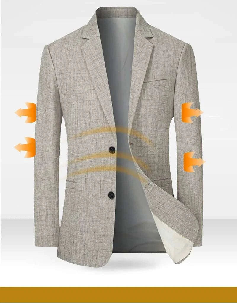 2024 New Men Suit Jacket Thin Blazers Spring Autumn Solid Business CasSPECIFICATIONSBrand Name: FAVOCENTClothing Length: regularApplicable Scene: CASUALHign-concerned Chemical: NoneMaterial: POLYESTERStyle: CasualApplicable Season: SprMen Suit Jacket Thin Blazers Spring Autumn Solid Business Casual Suit Jacket Men Clothing Blazer Hombre CoatsMENLL