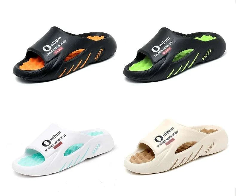 2024 New Men Massage Slippers Slides Indoor Outdoor Sandals Beach CasuSPECIFICATIONSBrand Name: RUI&amp;XINGHUIShoes Type: SlidesApplicable Place: OutsideOrigin: Mainland ChinaCN: FujianSeason: SummerUpper Material: EVAFit: Fits true tMen Massage Slippers Slides Indoor Outdoor Sandals Beach Casual Shoes Comfortable Sole Men'MENLL