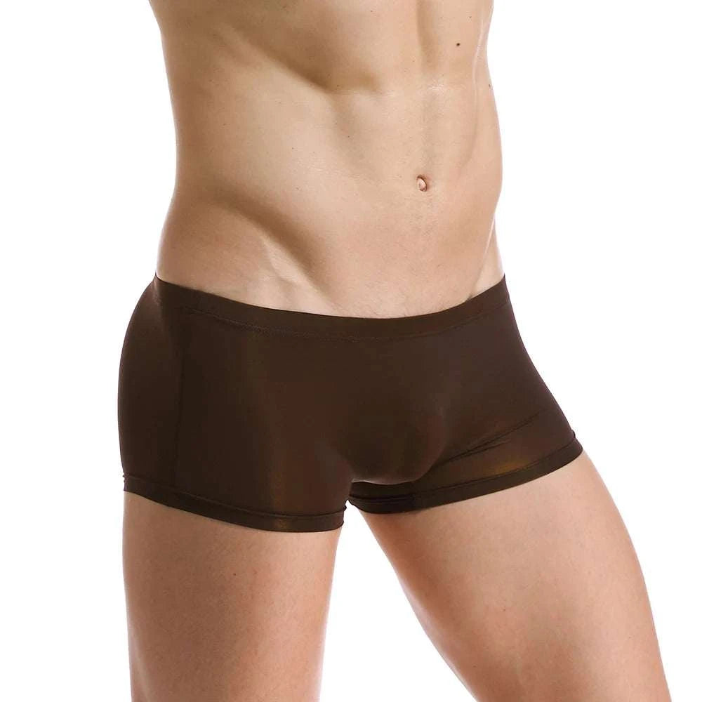 Men Ice Silk Briefs Shorts Boxer Underpants Trunks Sexy Underwear BreaElevate Your Underwear Collection with Our Men's Ice Silk Briefs
 Discover the perfect combination of comfort and style with our Men Ice Silk Briefs Shorts Boxer UndMen Ice Silk Briefs Shorts Boxer Underpants Trunks Sexy Underwear Breathable Soft Low-rise Transparent Super Thin Men BoxerMENLL