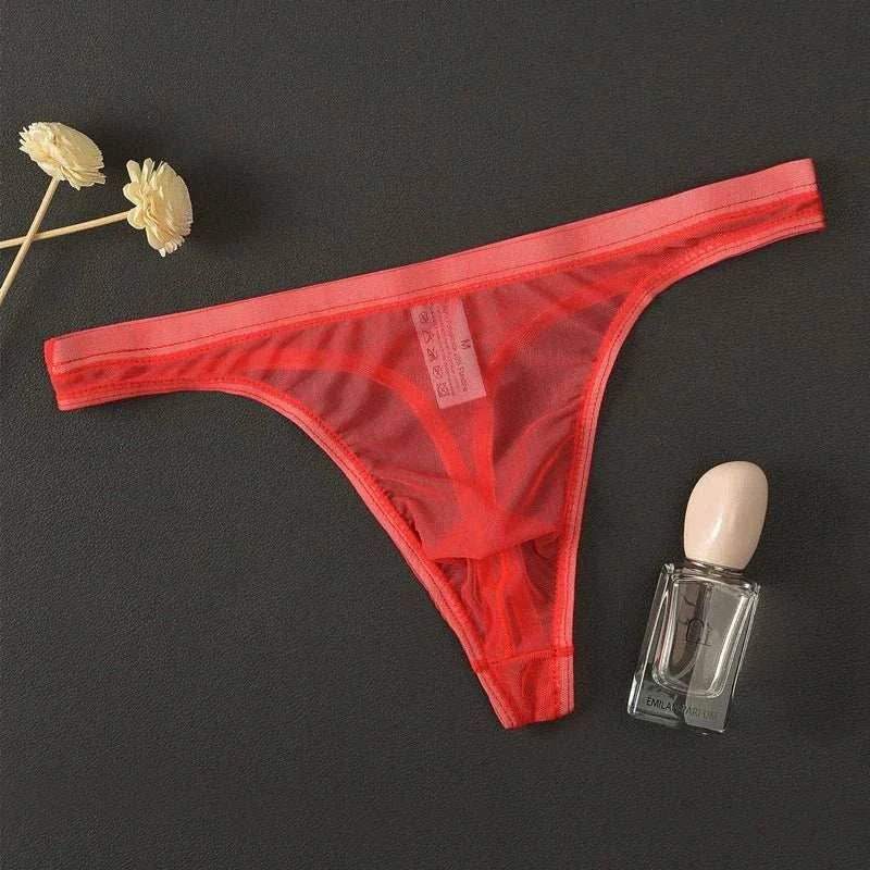 3Pcs/lot Mens Underwear Sexy Transparent Mesh Gauze Bikini G-string ThElevate Your Underwear Collection
 Discover the perfect blend of comfort and style with our 3Pcs Men's Underwear Set. Crafted for the modern man who values both func3Pcs/lot Mens Underwear Sexy Transparent Mesh Gauze BikiniMENLL