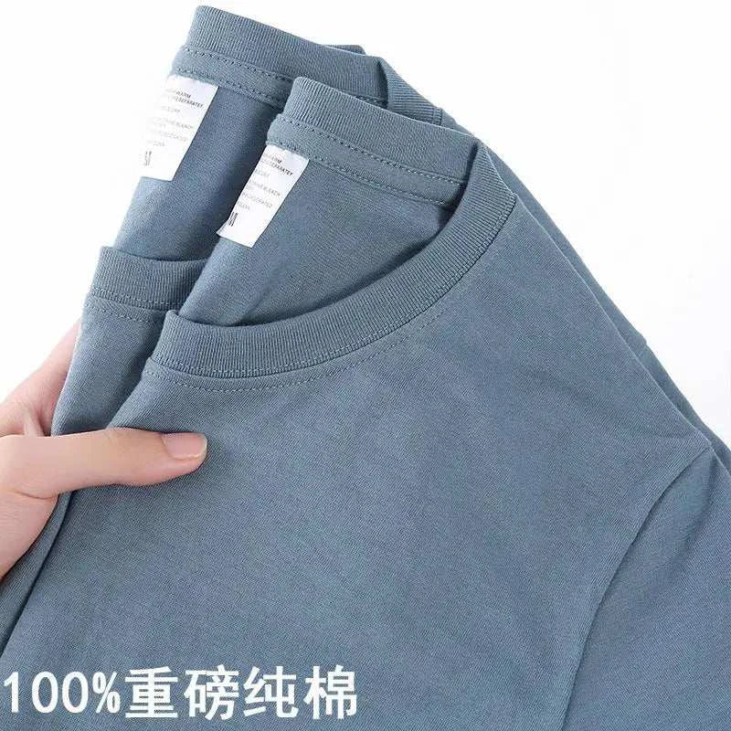 100% Cotton T-shirt Men Women Solid Color O Neck Short-sleeved Tops SuElevate Your Wardrobe with Our 100% Cotton Solid Color T-shirt
 Introducing the ultimate summer essential for both men and women - our 100% Cotton O Neck Short-sleevMen Shirts-shirt Men Women Solid ColorMENLL