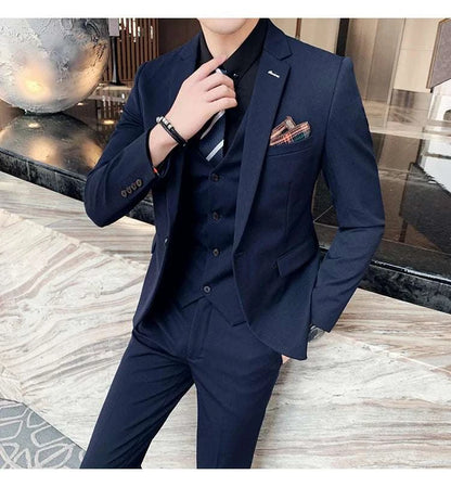 6XL 7XL (Blazers+Pants+vest) 3 Pieces Mens Suits 1 Buttons Wedding SuiElevate Your Style with Our 6XL 7XL 3-Piece Men's Suit Set
 Introducing the ultimate in formal wear – our 6XL 7XL (Blazers+Pants+Vest) 3-Piece Men's Suits, specially6XL 7XL (Blazers+Pants+vest) 3 Pieces Mens Suits 1 Buttons Wedding SuitsMENLL