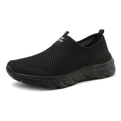 Ultimate Comfort Slip-On Sneakers for Men - Breathable, Anti-Slip Casual Flats for Outdoor Adventures (Sizes 39-47)