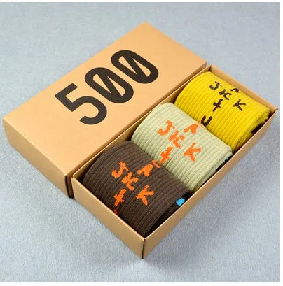 Cactus Jack Men's Cotton Crew Socks - 3 Pairs in a Box, Includes Complimentary Shipping