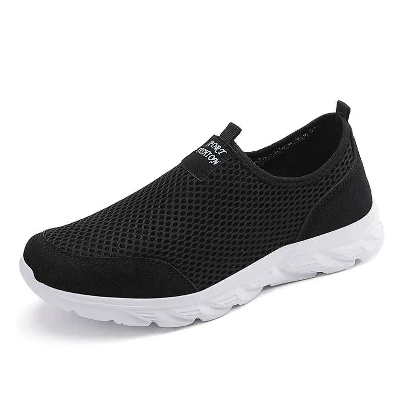 Ultimate Comfort Slip-On Sneakers for Men - Breathable, Anti-Slip Casual Flats for Outdoor Adventures (Sizes 39-47)