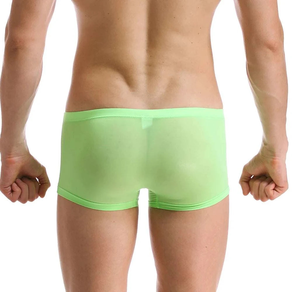 Men Ice Silk Briefs Shorts Boxer Underpants Trunks Sexy Underwear BreaElevate Your Underwear Collection with Our Men's Ice Silk Briefs
 Discover the perfect combination of comfort and style with our Men Ice Silk Briefs Shorts Boxer UndMen Ice Silk Briefs Shorts Boxer Underpants Trunks Sexy Underwear Breathable Soft Low-rise Transparent Super Thin Men BoxerMENLL