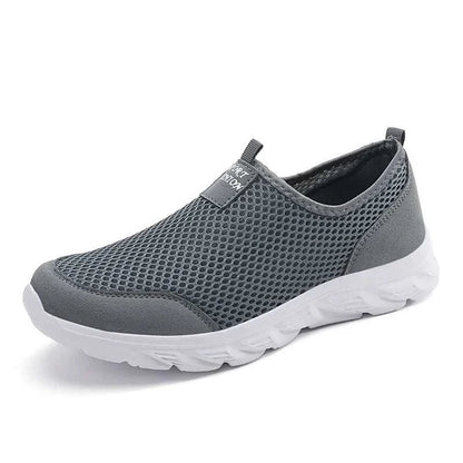 Ultimate Comfort Slip-On Sneakers for Men - Breathable, Anti-Slip Casual Flats for Outdoor Adventures (Sizes 39-47)