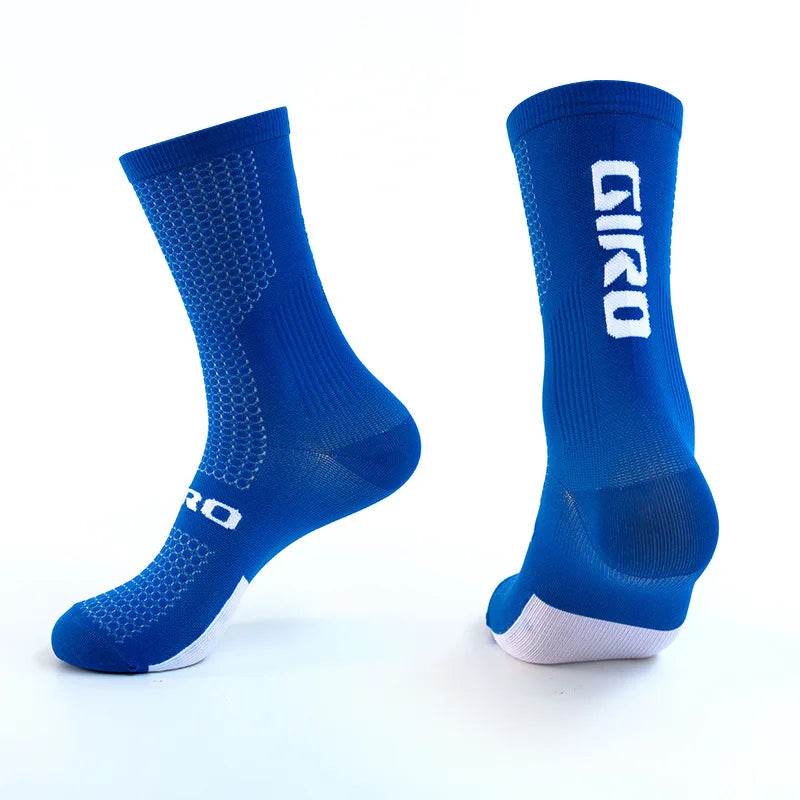 Performance Cycling Socks - Unisex Breathable Mountain Bike Racing Gear with Compression Technology